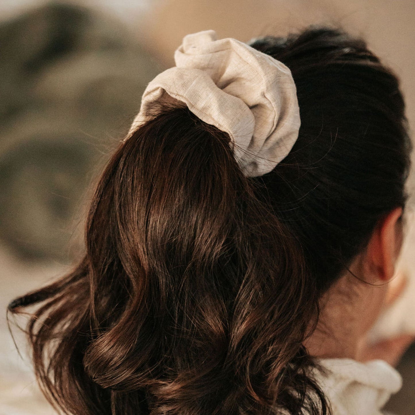 hemp hair scrunchie gift