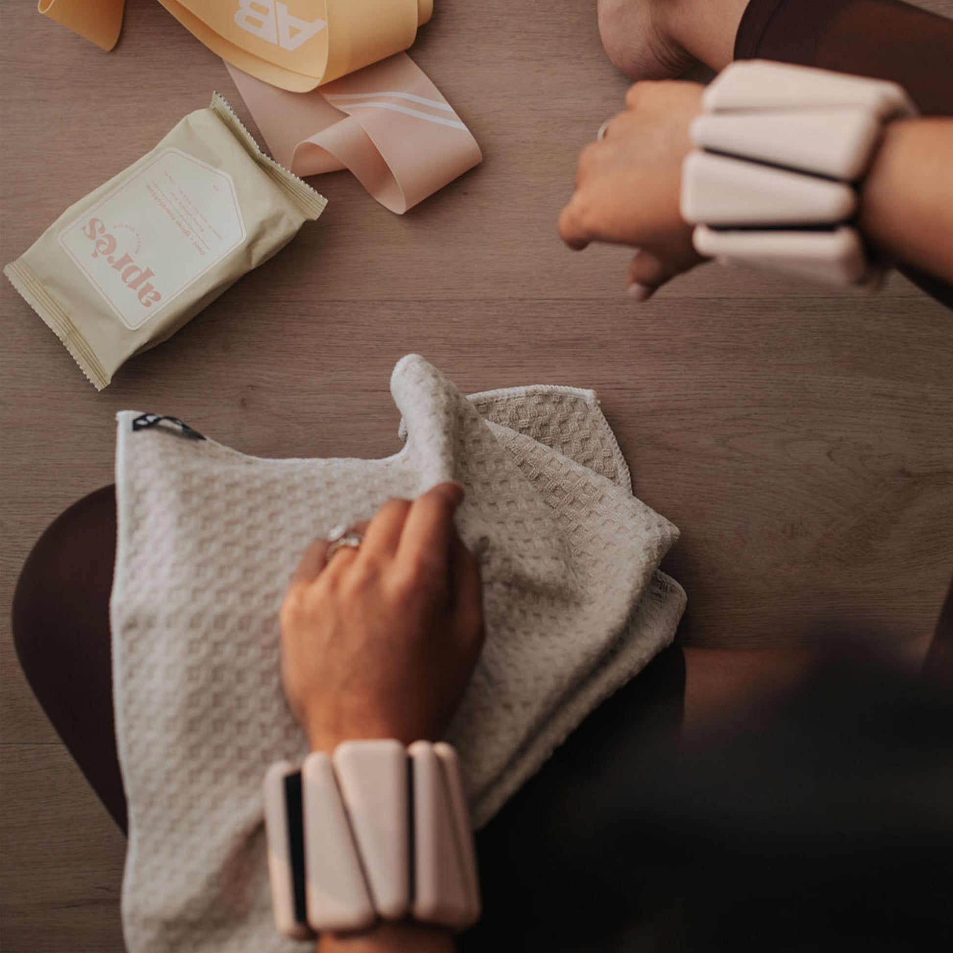 wrist weights and refreshing drink gifts