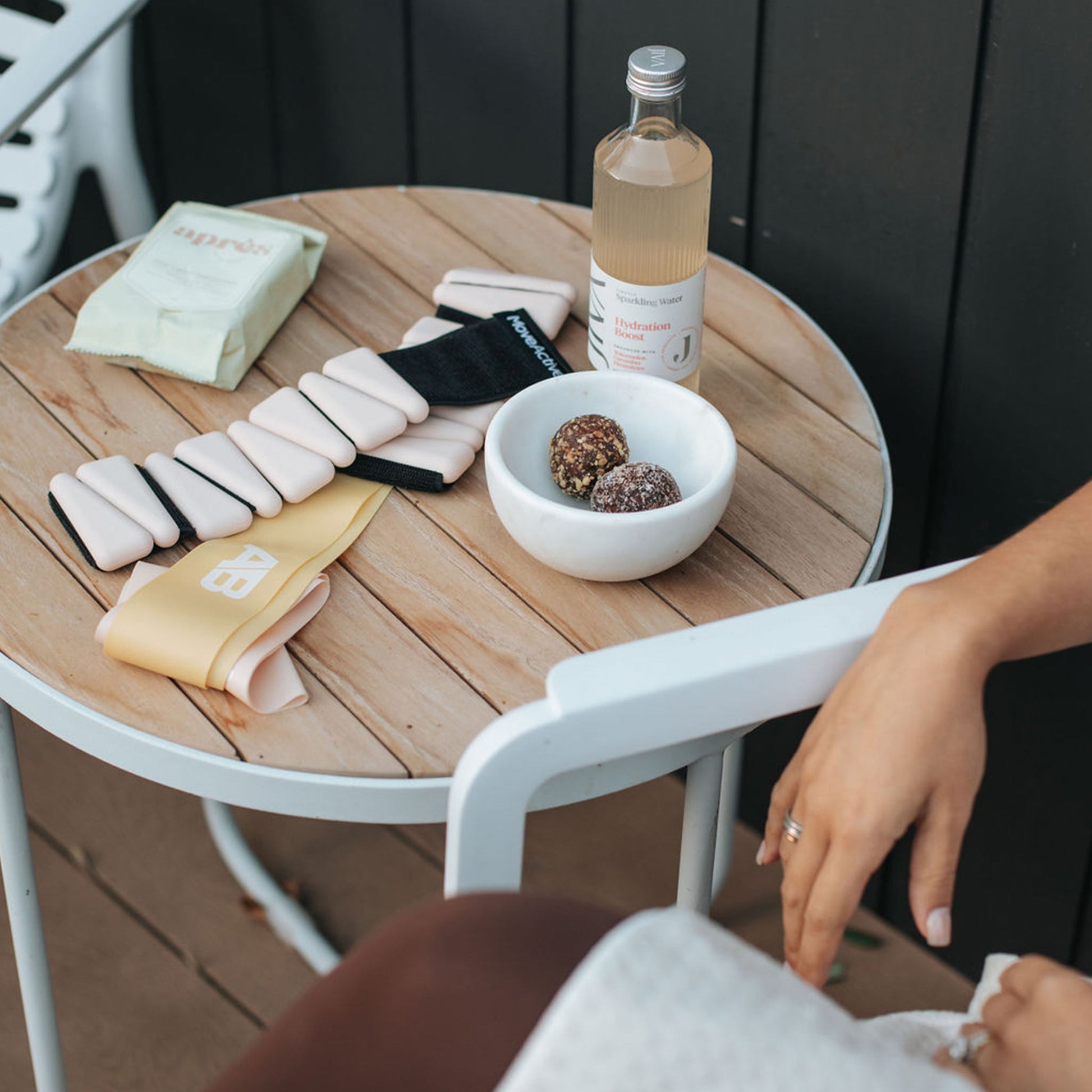 wrist weights and refreshing drink gifts